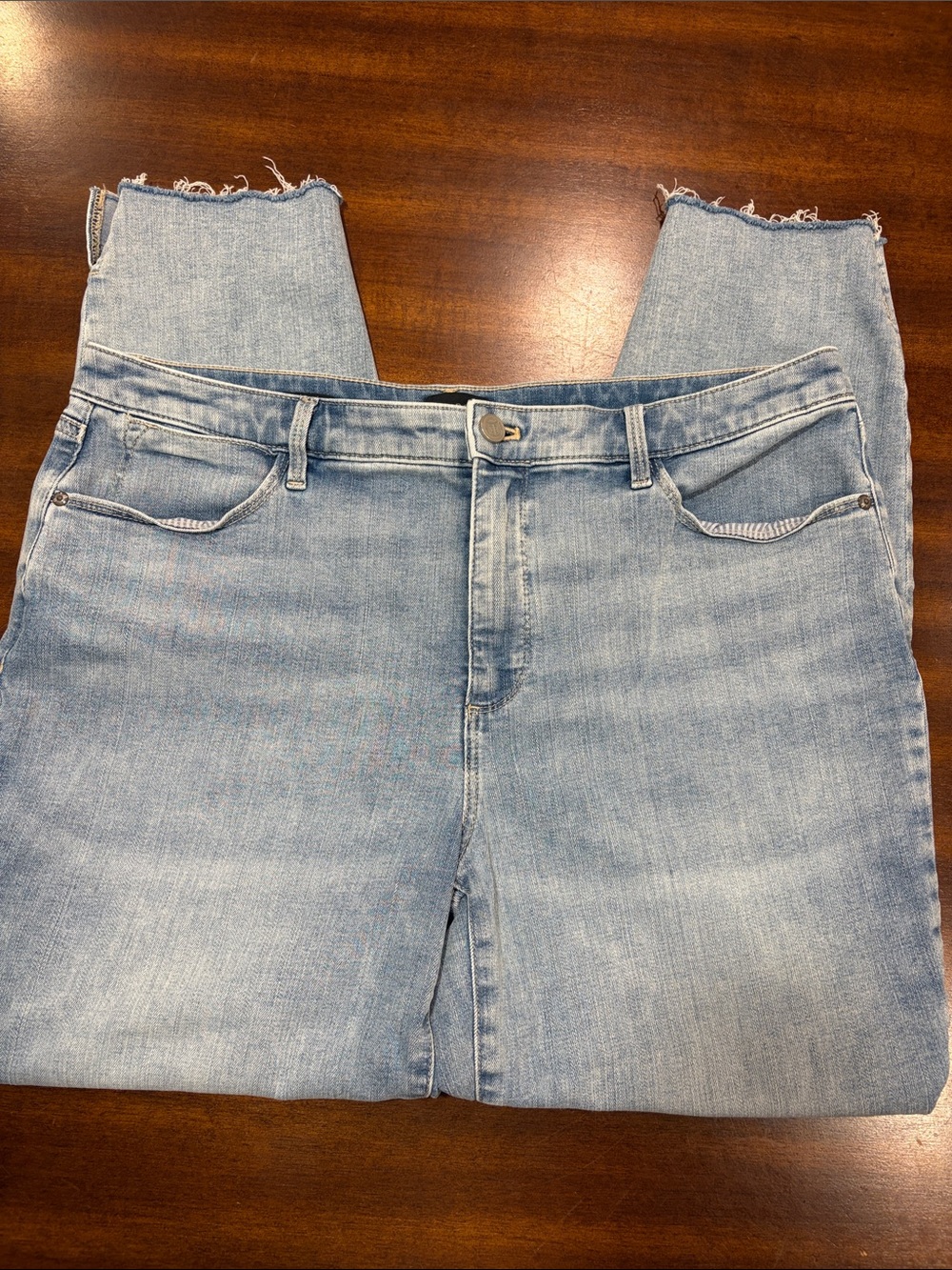 Talbots Light Blue Women's High-Rise Crop Jegging